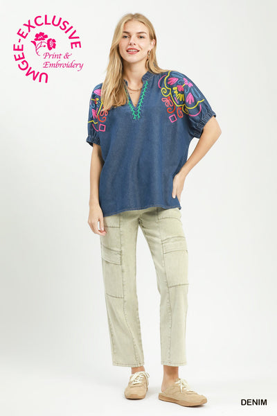 Denim Weakness Top