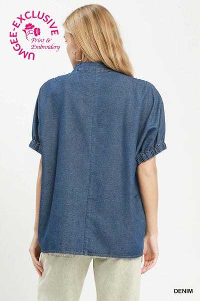 Denim Weakness Top