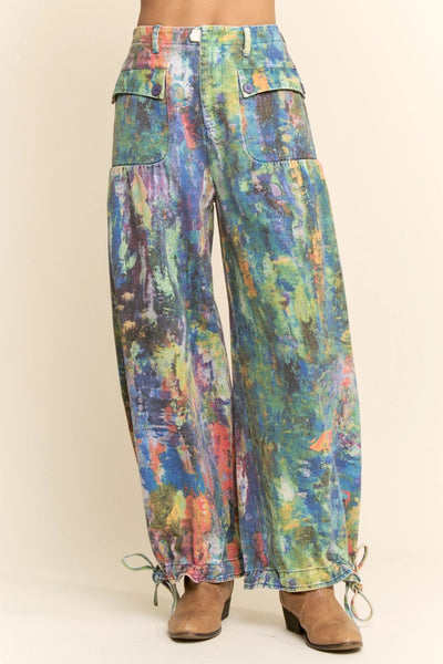 Water Color Spill Pant