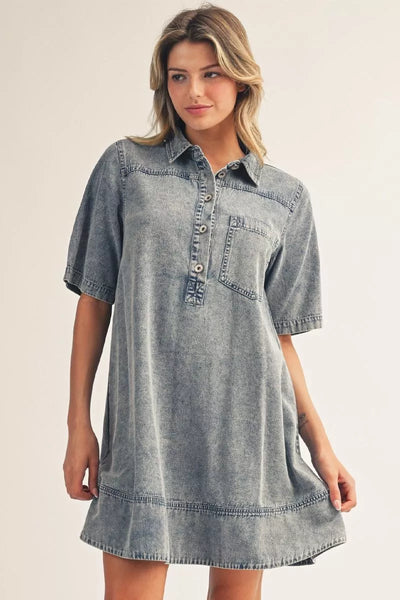 Dancing In Denim Dress
