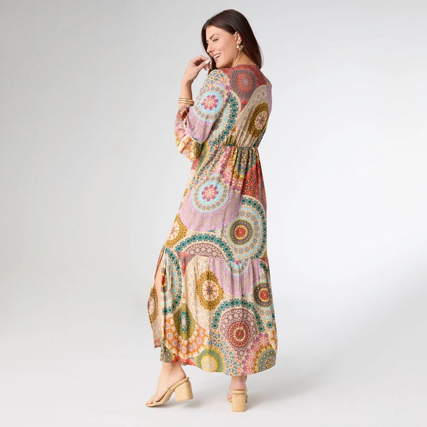 Cora V-Neck Maxi Dress