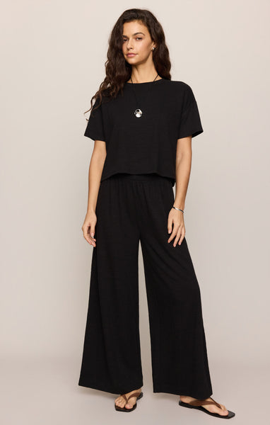 Z Supply Sway Textured Cropped Tee