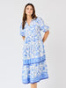 Mary Square Eloise Porcelain Vines Dress