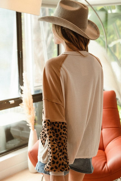 Leopard Star Top
