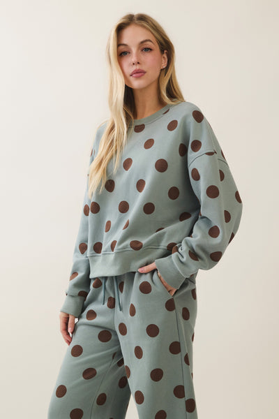 The Perfect Polka Dot Sweatshirt
