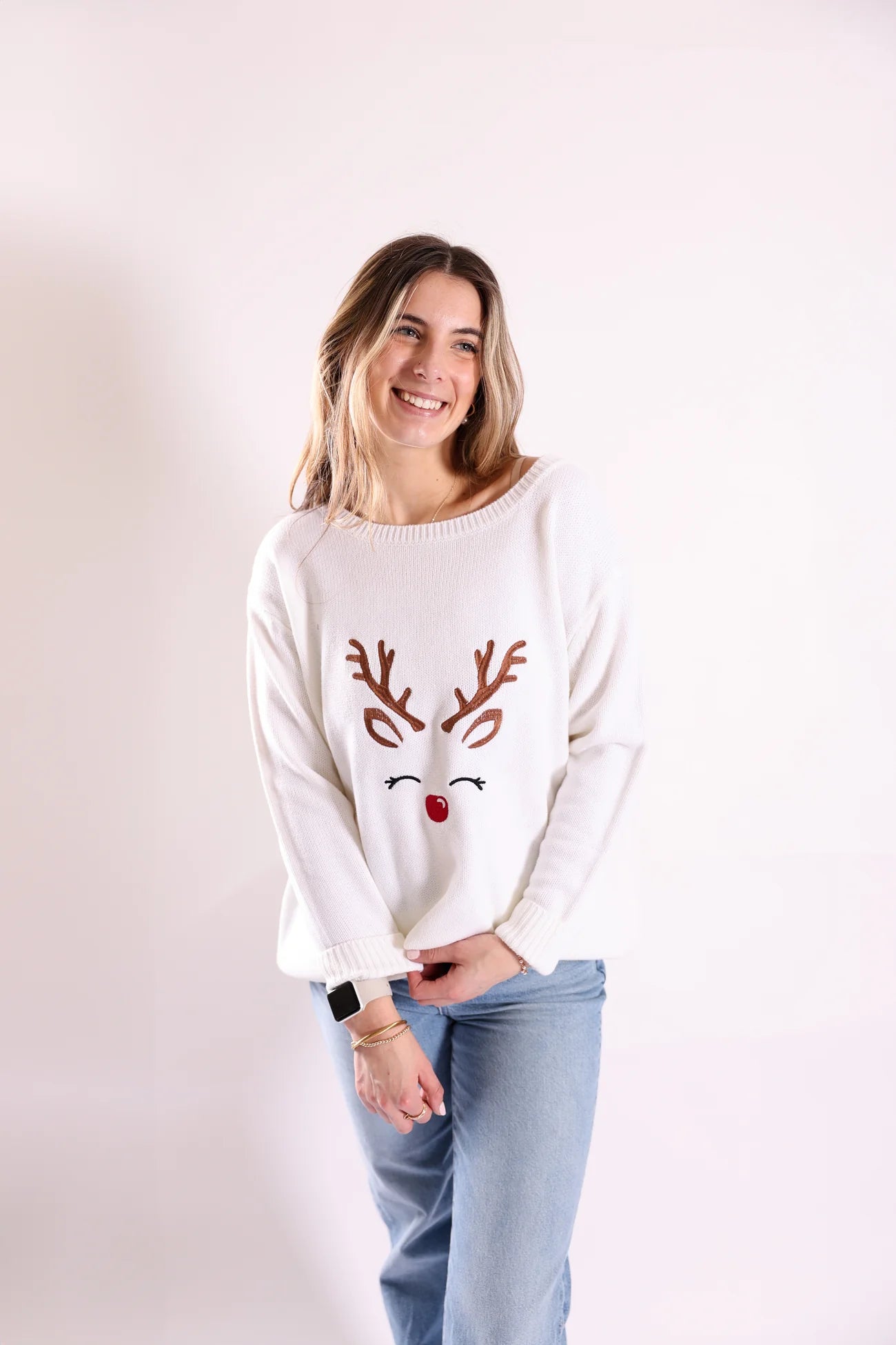Rudolph Who Sweater