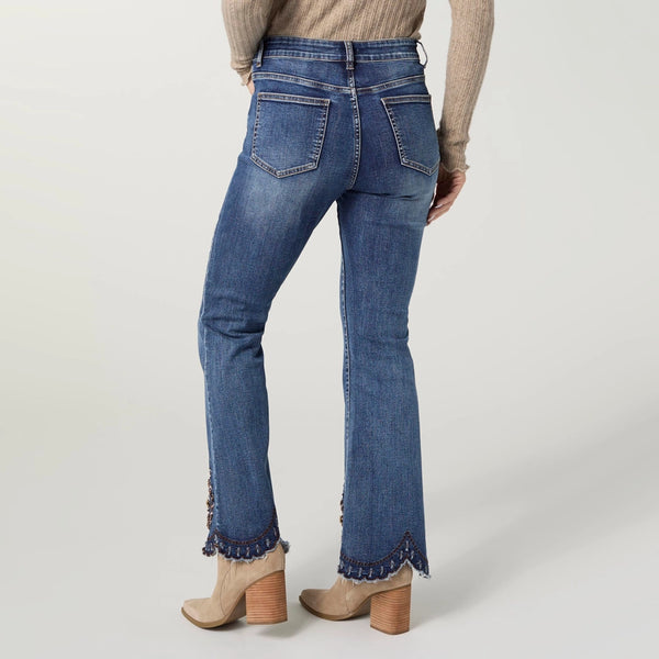 Everstretch Flare Beaded Jean