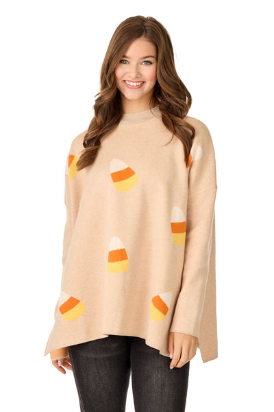 Candy Corn Sweater by Mud Pie