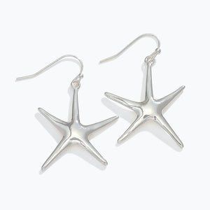 Earrings-Silver Starfish
