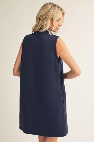 Zig Zag Detail Dress
