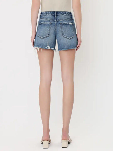 Vervet MR Studded A-Line Shorts