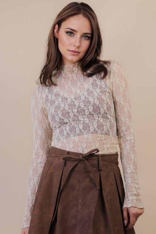 In Your Dreams Lace Top