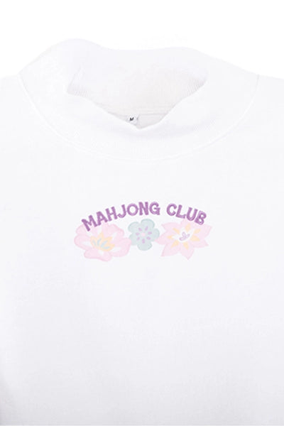 MAHJONG CLUB Mockneck