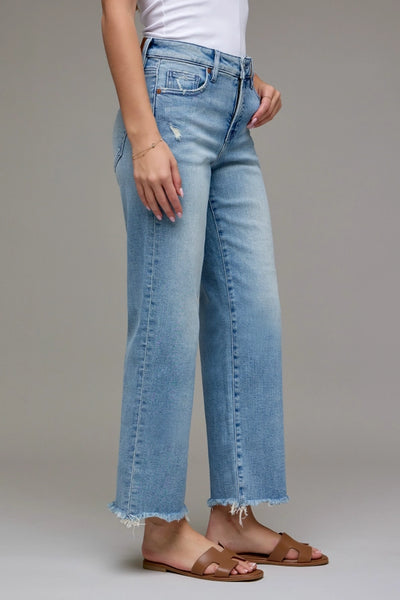 Hidden Medium Light MR Cropped Classic Straight Jean