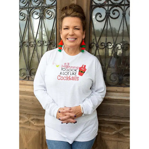 It's Beginning To Look Like Cocktails Tee