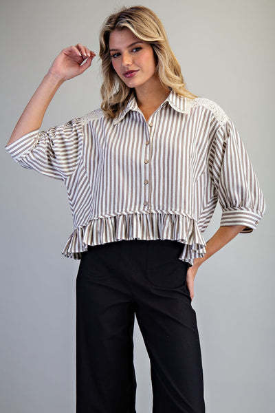 The Ivory Eyelet Top