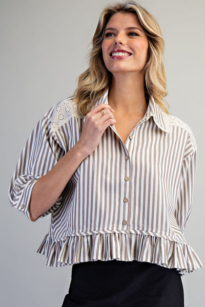 The Ivory Eyelet Top