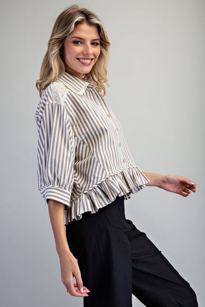 The Ivory Eyelet Top