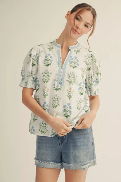 Floral Charm Top