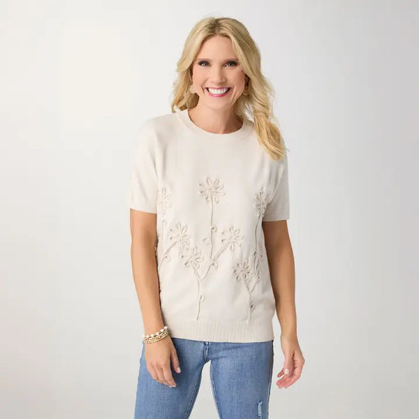 Luxe Floral Sweater