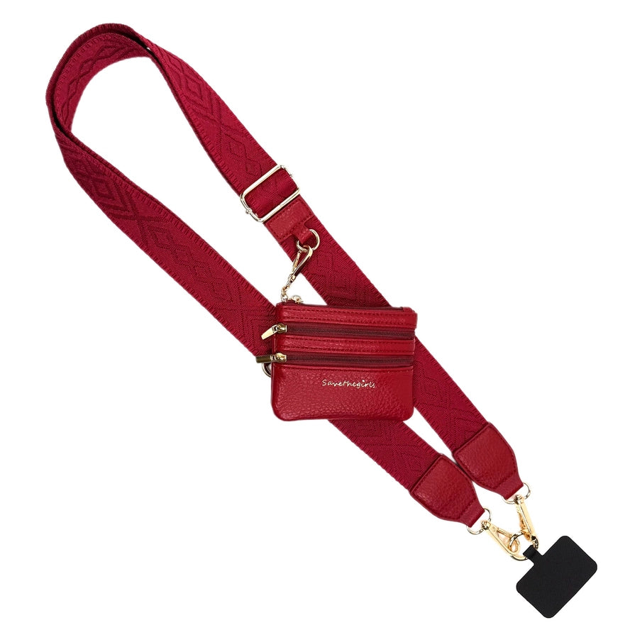 Clip & Go Strap- Classic Burgundy