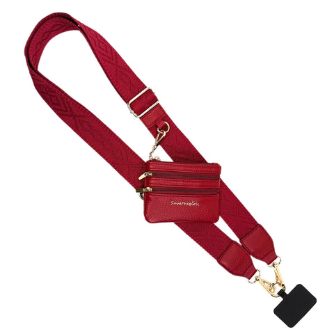 Clip & Go Strap- Classic Burgundy
