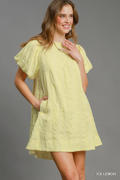 It's The Eyelet Detail Dress