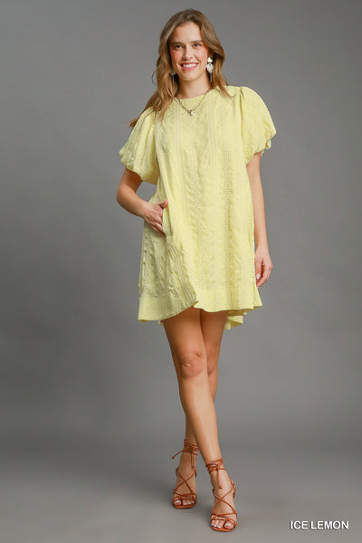 It's The Eyelet Detail Dress