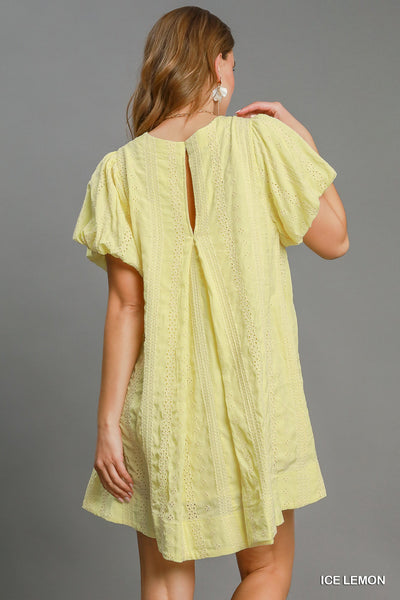 It's The Eyelet Detail Dress