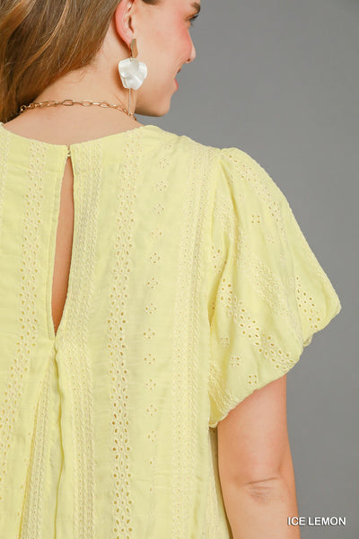It's The Eyelet Detail Dress