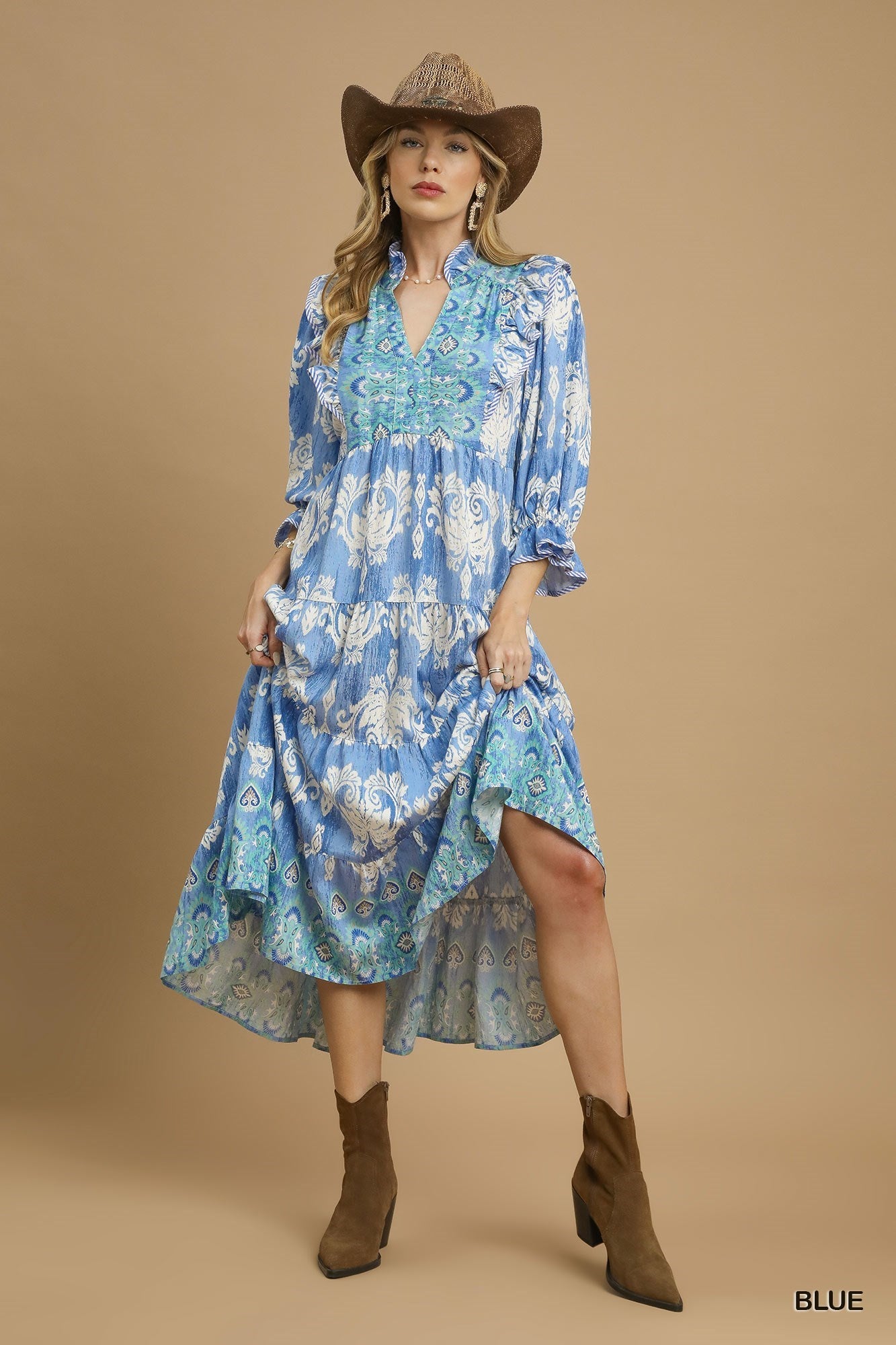 Surfing The White Caps Dress