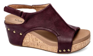 Corkys Carly Burgundy Smooth