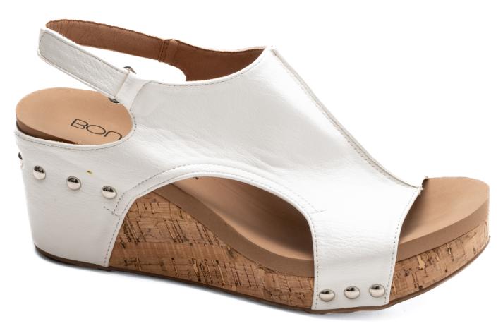 Corkys Carley in White Smooth