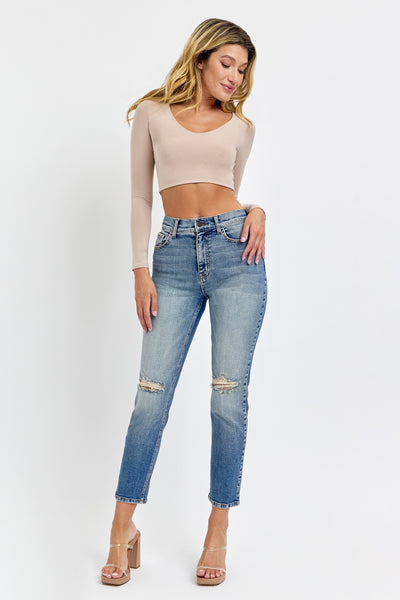 Cello HighRise Mom Jean