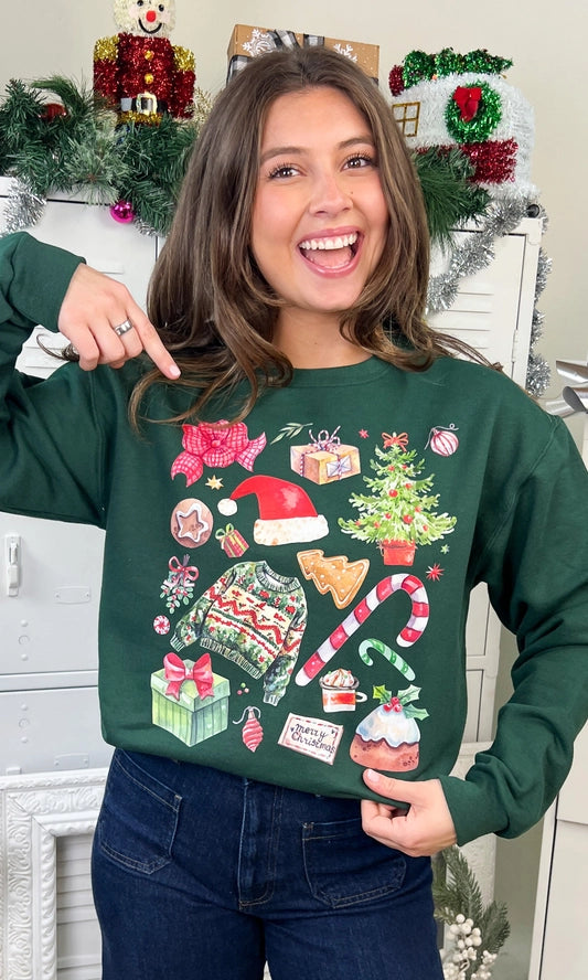 Christmas Collage Sweatshirt