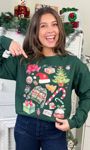Christmas Collage Sweatshirt