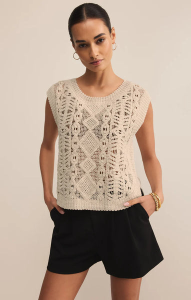 Z Supply Baroque Crochet Top