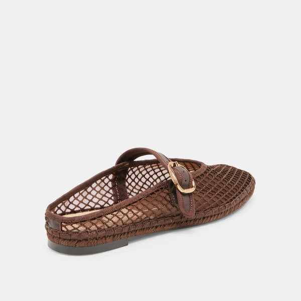 Dolce Vita Milie Chocolate Woven Flats