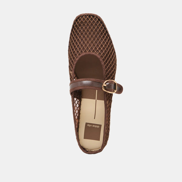 Dolce Vita Milie Chocolate Woven Flats