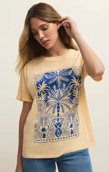 Z Supply Palms Boyfriend Tee
