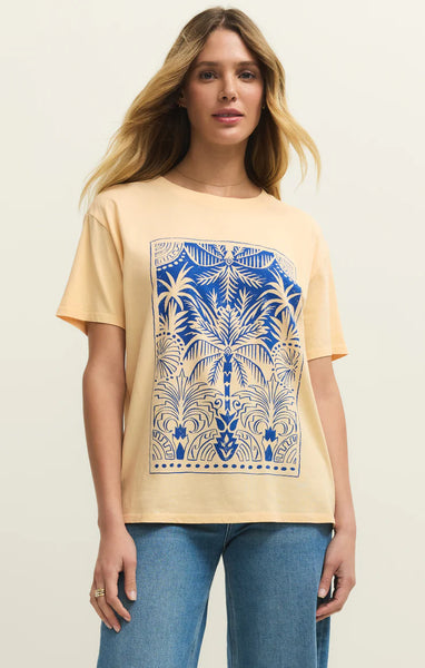 Z Supply Palms Boyfriend Tee
