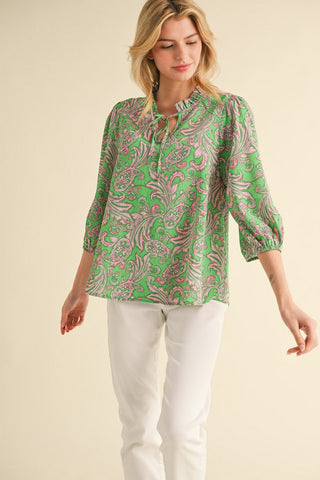 Pretty in Paisley Top