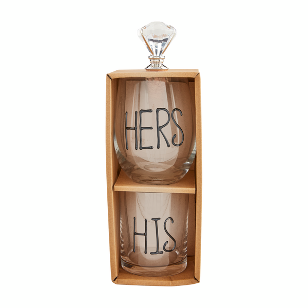 His & Hers Glass Set