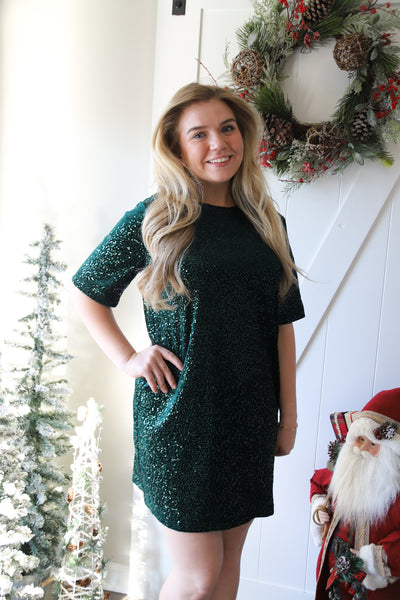 Kiss Me Under The Mistletoe Dress