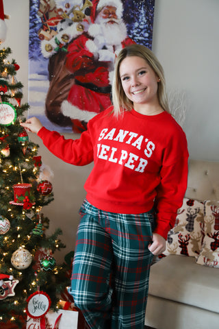 Z Supply Holiday Santa's Helper Sweatshirt