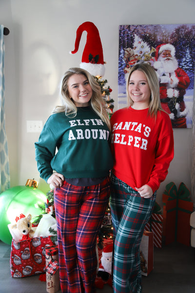 Z Supply Holiday Santa's Helper Sweatshirt