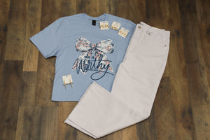 Southern Couture She Is Worthy Tee