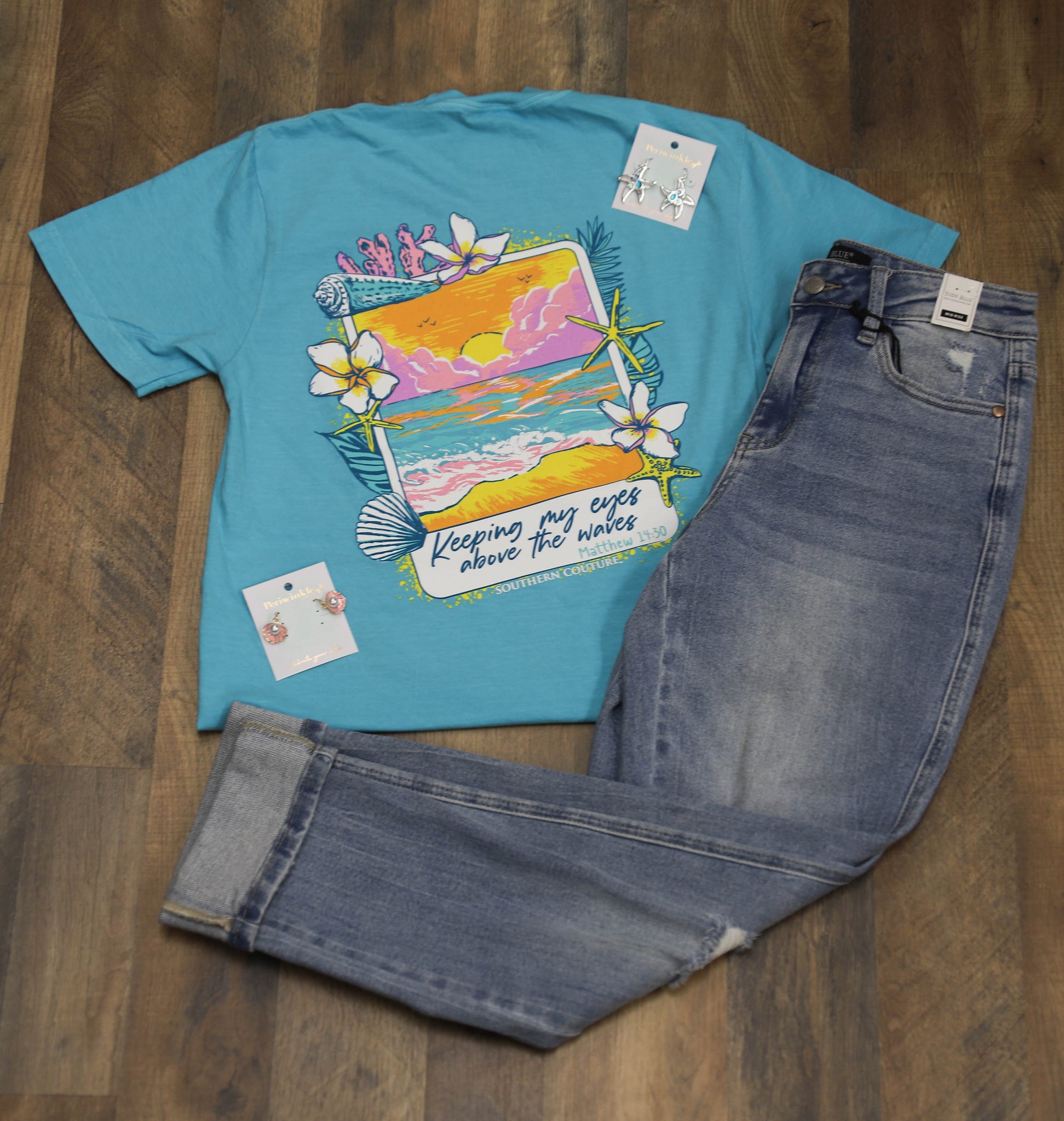 Southern Couture Keeping My Eyes Above The Waves Tee