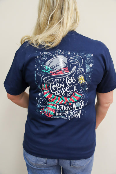 'Corn Pipe Snowman' Tee