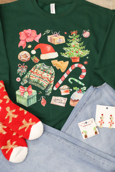 Christmas Collage Sweatshirt